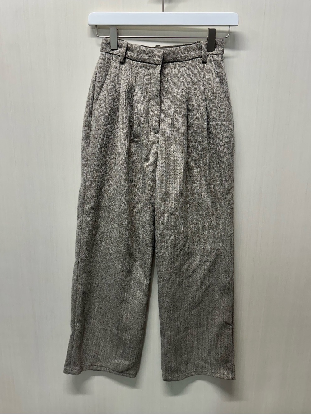 H&M Herringbone Trousers